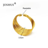 Jin Hui Wedding Bangles for Women Ethiopian/African/Dubai Jewelry