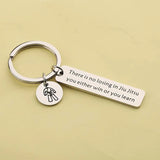 Jiu Jitsu Keychain Stainless Steel