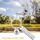 Jiu Jitsu Keychain Stainless Steel