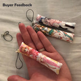 JoJo's Golden Wind Mini Dakimakura Phone Strap Keychain Pillow Print Figure