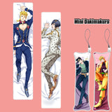 JoJo's Golden Wind Mini Dakimakura Phone Strap Keychain Pillow Print Figure