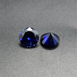 10pcs Round Faceted Sapphire Gemstones 0.8mm-3mm