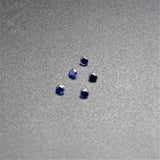 10pcs Round Faceted Sapphire Gemstones 0.8mm-3mm