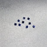 10pcs Round Faceted Sapphire Gemstones 0.8mm-3mm