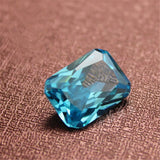 Radiant Cut Aquamarine Gem Multiple Sizes to Choose C42A