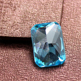 Radiant Cut Aquamarine Gem Multiple Sizes to Choose C42A