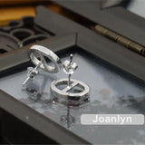 925 Silver Earring Studs for Oval Cabochons EH03