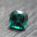 Green Tourmaline Square Faceted Gemstone 10X10mm/12X12mm