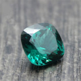 Green Tourmaline Square Faceted Gemstone 10X10mm/12X12mm