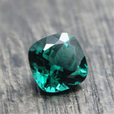 Green Tourmaline Square Faceted Gemstone 10X10mm/12X12mm