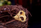 24K Plated Silver Ring Blank Adjustable Filigree Base