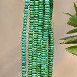 Vintage Turquoise Beads 3x6mm 15 Inch Strand