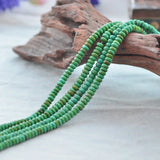 Vintage Turquoise Beads 3x6mm 15 Inch Strand