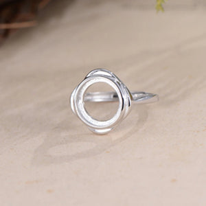 Adjustable Ring Blank 925 Silver Base Plated R905B