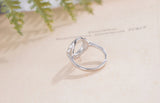 Adjustable Ring Blank 925 Silver Base Plated R905B