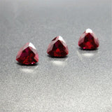 Blood-Red Ruby Trillion Faceted Gemstone C52R