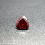 Blood-Red Ruby Trillion Faceted Gemstone C52R