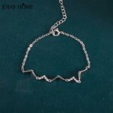 Joiahome 925 Silver Wavy Bracelet Women's Gift