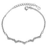 Joiahome 925 Silver Wavy Bracelet Women's Gift