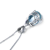 925 Silver Women Jewelry Set Necklace Earrings Bracelet for Wedding Party Gift