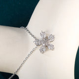 INS FlowerSilver 925 Neck Chain Charm Fine Jewelry