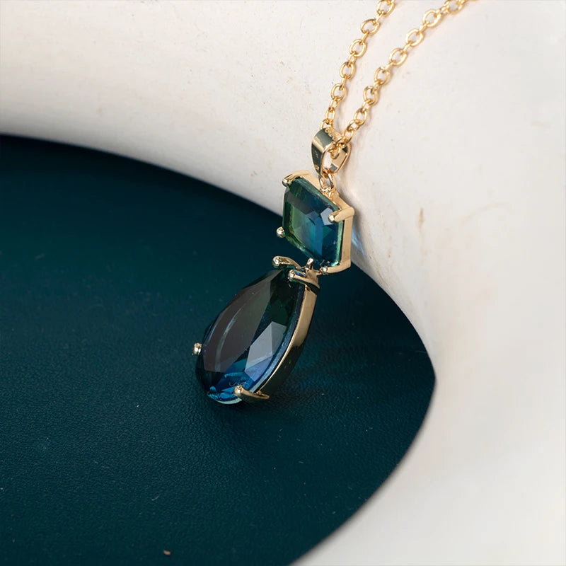 Silver 925 Geometric Pendant Necklace for Women