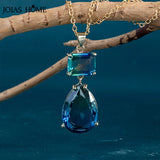 Silver 925 Geometric Pendant Necklace for Women