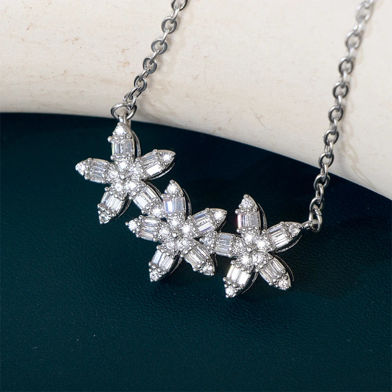 925 Sterling Silver Star Tassel Necklace