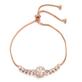 Women's Star Zircon Bracelet 925 Silver Gemstone Gift