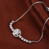 Women's Star Zircon Bracelet 925 Silver Gemstone Gift
