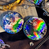Jojo's Bizarre Adventure Women Brooch Badges Enamel Pins Initial Ladies Pendant
