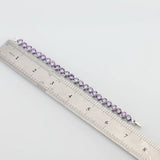 Jolly Purple Zircon Silver Bracelet for Women