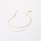 Snake Chain Choker Necklace Stainless Steel Women