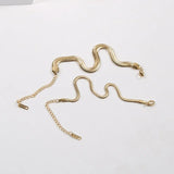 Luxury Snake Bone Bracelet with PVD Plating