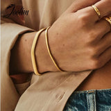 Luxury Snake Bone Bracelet with PVD Plating