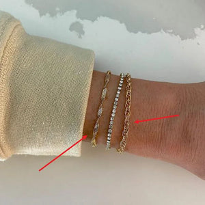 PVD Plated Fashionable Bracelet Drop