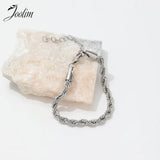 High End PVD Twisted Rope Chain Bracelet