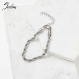 High End PVD Twisted Rope Chain Bracelet