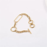 High End PVD Waterproof Cuban Chain Bracelet for Women