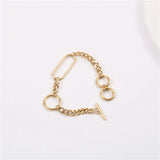 High End PVD Waterproof Cuban Chain Bracelet for Women