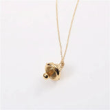 Stylish Stainless Steel Mushroom Pendant Necklace