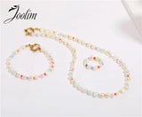 Elegant Freshwater Pearl Necklace with Titanium Steel Buckle