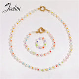 Elegant Freshwater Pearl Necklace with Titanium Steel Buckle