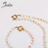 Elegant Freshwater Pearl Necklace with Titanium Steel Buckle