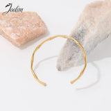 Stylish Bamboo Cuff Stainless Steel Bracelet for Women