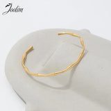 Stylish Bamboo Cuff Stainless Steel Bracelet for Women