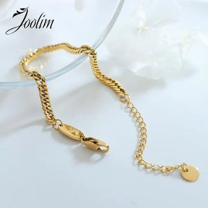 Exaggerated Stainless Steel Bracelet Women