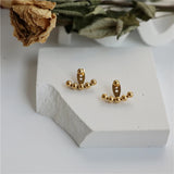 Minimalist Adjustable Pearl Hoop Earring