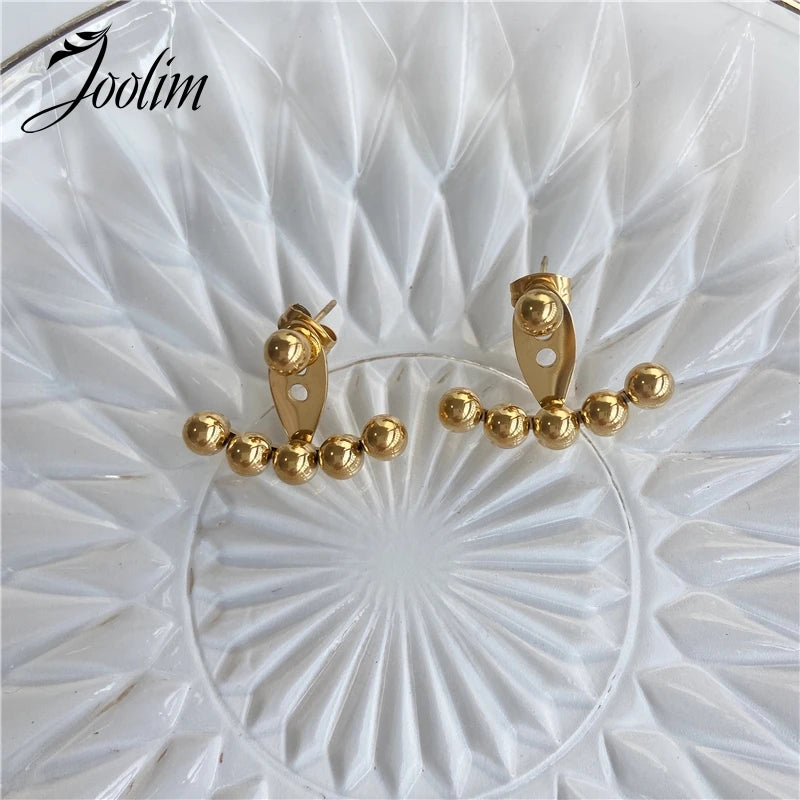 Minimalist Adjustable Pearl Hoop Earring