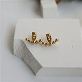 Minimalist Adjustable Pearl Hoop Earring